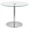 Table De Repas "Anaba" 90cm Transparent -Mobilia Boutique table a manger 15467129