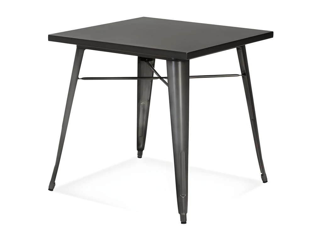 Table De Repas Vintage "Calaco" 76cm Gris Foncé 5 Table De Repas Vintage "Calaco" 76cm Gris Foncé – Image 3