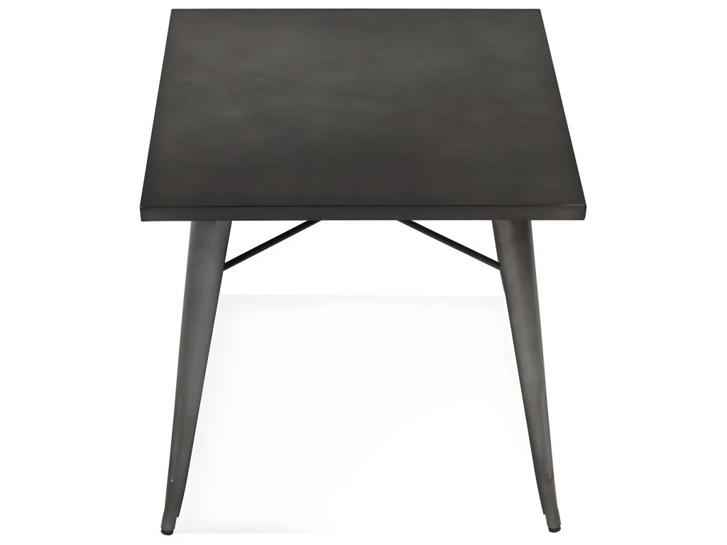 Table De Repas Vintage "Calaco" 76cm Gris Foncé 6 Table De Repas Vintage "Calaco" 76cm Gris Foncé – Image 4