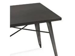 Table De Repas Vintage "Calaco" 76cm Gris Foncé 11 Table De Repas Vintage "Calaco" 76cm Gris Foncé -Mobilia Boutique table a manger 15467529