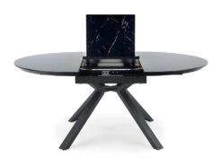 Table à Manger Extensible En Verre 130-180 X 130 X 76 Cm - -Mobilia Boutique table a manger 17562791