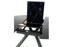 Table à Manger Extensible En Verre 130-180 X 130 X 76 Cm - -Mobilia Boutique table a manger 17562793