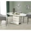 Table à Manger Extensible 140-180 X 90 X 76 Cm - Blanc -Mobilia Boutique table a manger 17562989