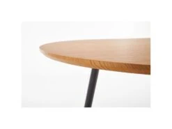 Table à Manger Extensible 120-160 X 80 X 74 Cm - Chêne Doré/Noir -Mobilia Boutique table a manger 17563007