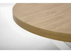 Table à Manger Extensible 100-250 X 100 X 75 Cm - Chêne Doré/Blanc -Mobilia Boutique table a manger 17563041