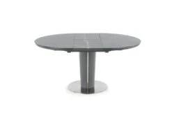 Table à Manger Extensible 120-160 X 120 X 76 Cm - Gris -Mobilia Boutique table a manger 17563099