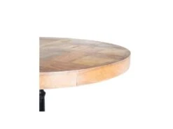 Table Haute Ronde Bois/Métal Scuplté - SALY -Mobilia Boutique table a manger 17630981