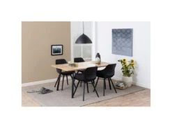 ORION - Table à Manger 6 Personnes Style Industriel 160cm -Mobilia Boutique table a manger 17678775