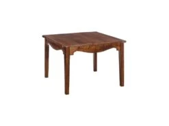 Table De Repas Carrée Bois Foncé - AJEB