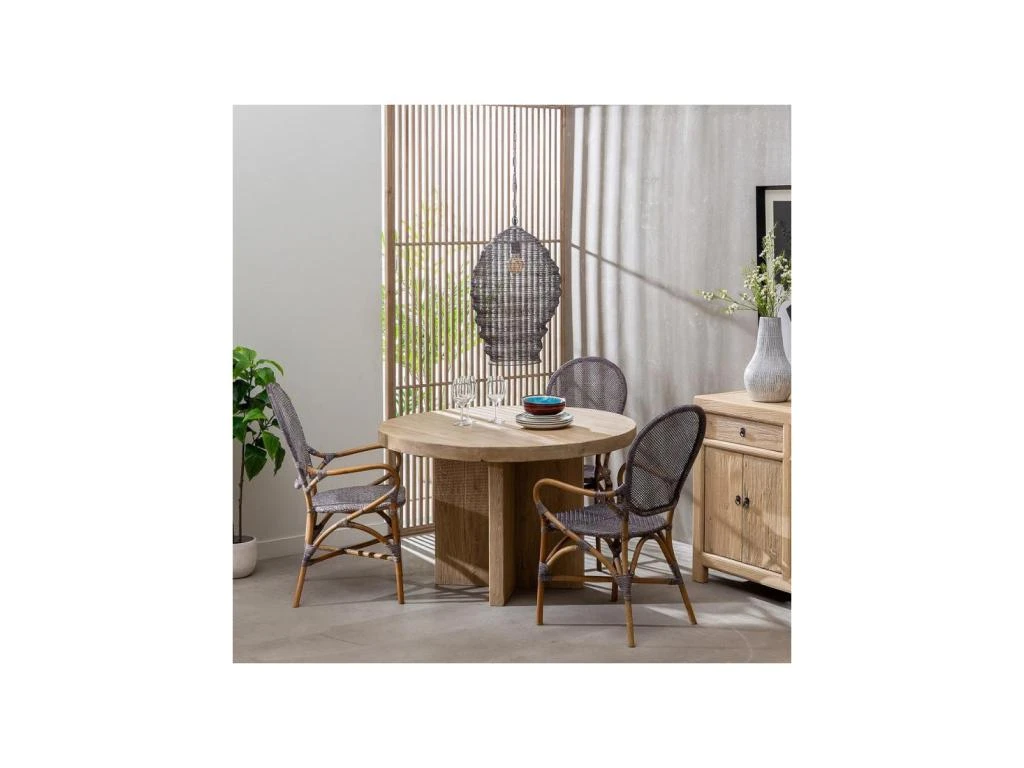 Table De Repas Ronde Bois Massif Clair 120 Cm N°1 - ARMAL 4 Table De Repas Ronde Bois Massif Clair 120 Cm N°1 - ARMAL – Image 2