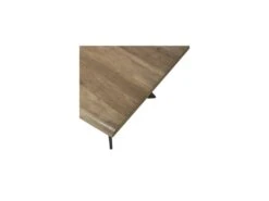 Table De Repas Rectangulaire 200 Cm Bois Naturel/Métal - CYRILLE -Mobilia Boutique table a manger 17786313