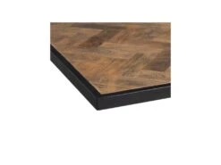 Table De Repas Rectangulaire Bois Brut/Métal - ANDREAS -Mobilia Boutique table a manger 17786329