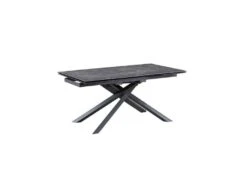 Table De Repas à Allonges Céramique/Métal Gris - RAYONG