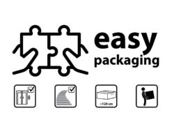 Table à Manger Ronde Fixe, 90x90x77cm, Capacité Jusqu'à 4 Personnes, Couleur Chêne Et Noir, Pieds Métalliques Couleur Noir Laqué Mat -Mobilia Boutique table a manger 18005509