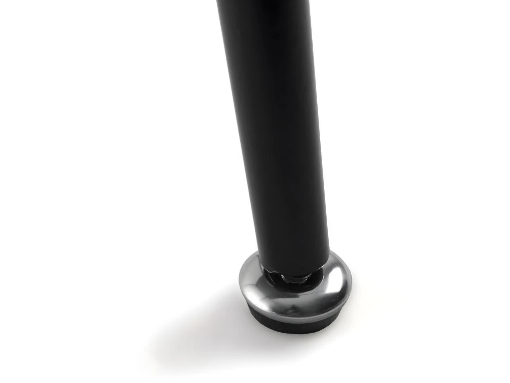 Table De Salle à Manger Iulia, 75 X 80 X 80 Cm, Bois, PVC Et Métal, Marron Et Noir 7 Table De Salle à Manger Iulia, 75 X 80 X 80 Cm, Bois, PVC Et Métal, Marron Et Noir – Image 5