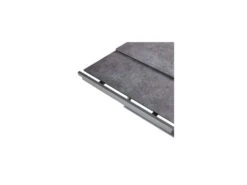 Table De Repas à Allonges Verre/Métal Gris - RAYONG -Mobilia Boutique table a manger 18273253