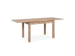 Table à Manger Extensible 120/200 Cm Longford - Naturel