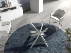 Table à Manger Ronde En Verre 1138 ANGEL CERDA -Mobilia Boutique table a manger 18422689