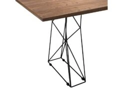 Table à Manger Rectangle Et Acier Noir 1107 ANGEL CERDA -Mobilia Boutique table a manger 18422777