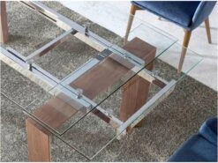 Table à Manger Extensible Verre Et Bois 1007 ANGEL CERDA -Mobilia Boutique table a manger 18426461