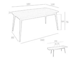Table à Manger à Rallonge En Noyer 1100 ANGEL CERDA -Mobilia Boutique table a manger 18426491