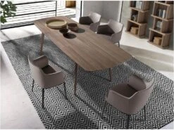 Table à Manger à Rallonge En Noyer 1100 ANGEL CERDA -Mobilia Boutique table a manger 18426499