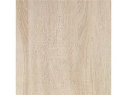 Table à Manger Ronde Fixe ZEN, 90x90x77cm, Jusqu'à 4 Personnes, Couleur Chêne, Pieds Métalliques Noir Laqué Mat -Mobilia Boutique table a manger 18803331