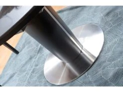 Table à Manger Extensible 120-160 X 120 X 76 Cm - Anthracite -Mobilia Boutique table a manger 18831943