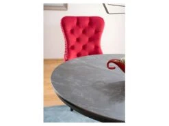 Table à Manger Extensible 120-160 X 120 X 76 Cm - Anthracite -Mobilia Boutique table a manger 18831949