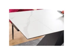 Table à Manger Extensible 180-260 X 90 X 76 Cm - Blanc -Mobilia Boutique table a manger 18832347