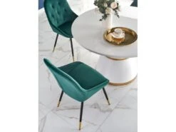 Table à Manger Design Ronde 120 Cm X 76 Cm - Blanc -Mobilia Boutique table a manger 18835807