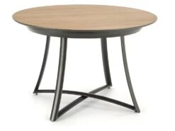 Table à Manger Extensible 118-148 X 148 X 76 Cm - Chêne Doré -Mobilia Boutique table a manger 18835893