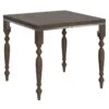 Table Extensible Portefeuille 90x90/180 Cm Romagna Libra Noyer Cadre Gris -Mobilia Boutique table a manger 18959969