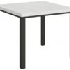 Table Extensible Portefeuille 90x90/180 Cm Everyday Libra Frêne Blanc Cadre Anthracite 1 Table Extensible Portefeuille 90x90/180 Cm Everyday Libra Frêne Blanc Cadre Anthracite -Mobilia Boutique table a manger 18960119