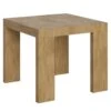 Table Extensible 90x90/246 Cm Roxell Chêne Nature 1 Table Extensible 90x90/246 Cm Roxell Chêne Nature -Mobilia Boutique table a manger 18965467