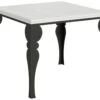 Table Extensible Portefeuille 90x90/180 Cm Paxon Libra FrĂȘne Blanc Cadre Anthracite 1 Table Extensible Portefeuille 90x90/180 Cm Paxon Libra FrĂȘne Blanc Cadre Anthracite -Mobilia Boutique table a manger 18965635
