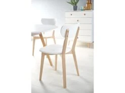 Table à Manger Ronde 102-142 X 102 X 73 Cm - Blanc -Mobilia Boutique table a manger 18966143
