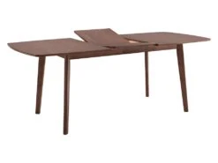 Table à Manger Extensible 6 à 8 Couverts En MDF Et Hêtre Massif - Naturel - SILVIA -Mobilia Boutique table a manger 1900715