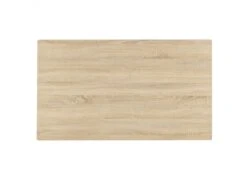 Table De Salle à Manger Cuisine Salon Pour 4 Personnes Plateau MDF Pieds Acier épingle à Cheveux 120 X 70 X 75 Cm Effet Chêne Et Noir 03_0004274 -Mobilia Boutique table a manger 19318397