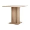 Table A Manger De 2 A 4 Personnes - Carrée - Classique - Décor Chene - GUSTAVE - L 80 X L 80 Cm