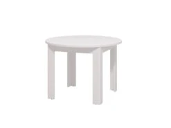 Table à Manger 4 Couverts - Blanc - YUVALA -Mobilia Boutique table a manger 19462239