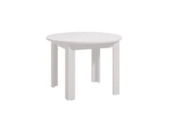 Table à Manger 4 Couverts - Blanc - YUVALA -Mobilia Boutique table a manger 19462241