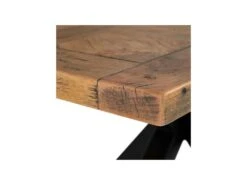 Table De Repas Rectangulaire Bois Massif/Noir - GRIMALI -Mobilia Boutique table a manger 19475495