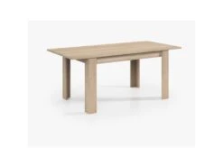 Table De Repas Extensible Chêne Clair - OXNARD - L 140/190 X L 90 X H 78 Cm -Mobilia Boutique table a manger 19824643