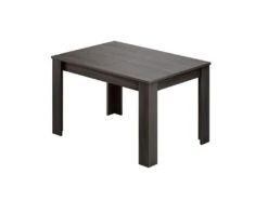 Table De Repas Extensible Gris - OXNARD - L 140/190 X L 90 X H 78 Cm -Mobilia Boutique table a manger 19824813
