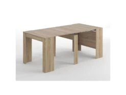 Table Extensible 51/237 Cm Chêne - CELESTE - L 51/237 X L 90 X H 78 Cm -Mobilia Boutique table a manger 19824865
