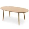 Table Ovale Scandinave Nolane Chêne Clair -Mobilia Boutique table a manger 20009149