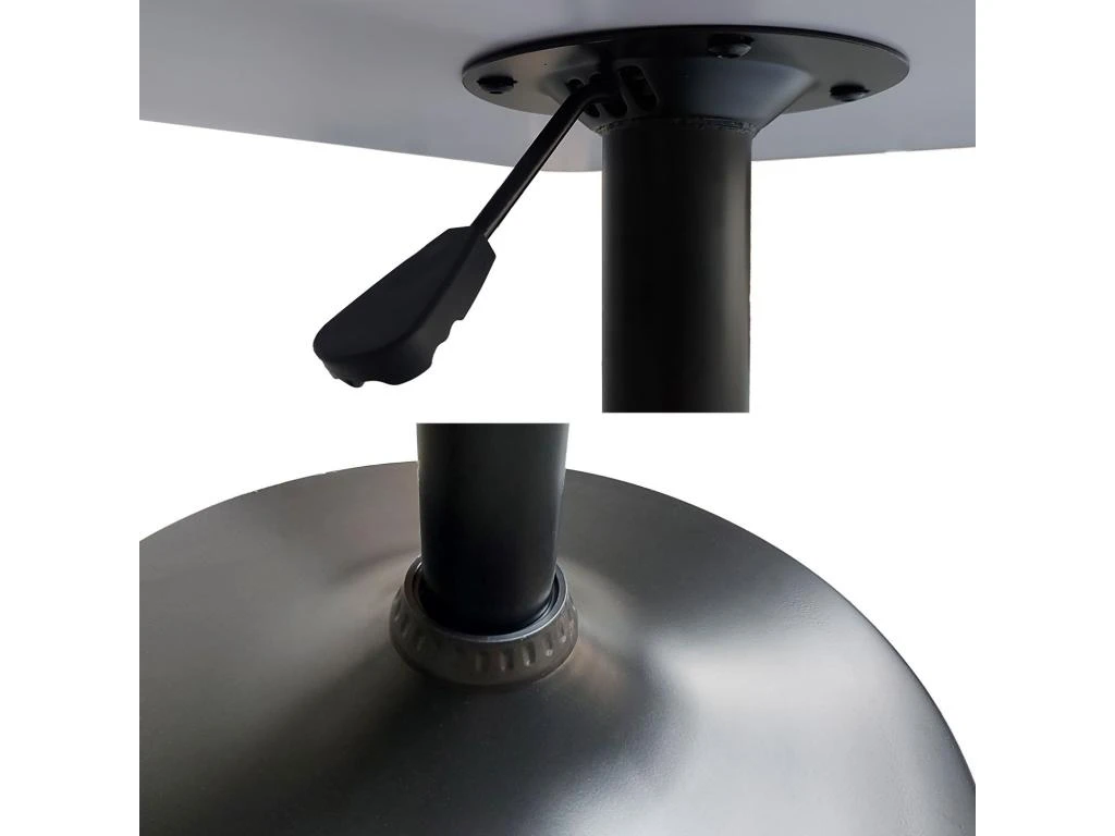 Table De Bar Carrée Noire LUKE - HAPPY GARDEN 5 Table De Bar Carrée Noire LUKE - HAPPY GARDEN – Image 3