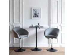 Table De Bar Carrée Noire LUKE - HAPPY GARDEN 11 Table De Bar Carrée Noire LUKE - HAPPY GARDEN -Mobilia Boutique table a manger 20096857