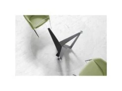 Table à Manger Base Acier Et Verre Trempé -Mobilia Boutique table a manger 21090025